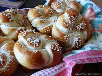 Немецкие булочки с секретом (Laugenbrötchen)