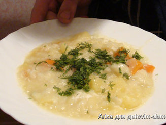 Яичный суп "Eier Suppe" (Затируха)