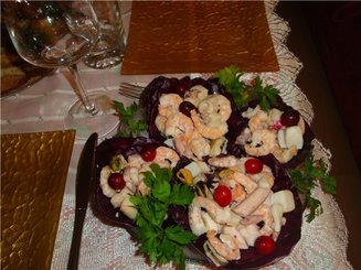 Салат "Чёрный жемчуг"