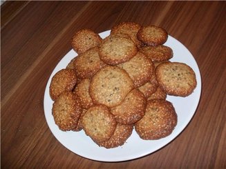 Кунжутное печенье