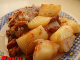 Оджахури из курицы по-грузински