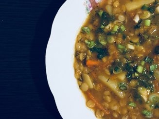 Пряно-острый гороховый суп