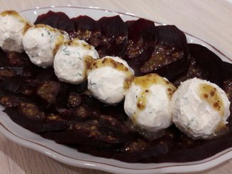 Карпаччо со свеклой "Элегия"