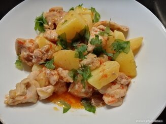 Оджахури из курицы по-грузински