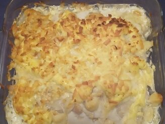 Филе индейки (курицы), запеченное в молоке с сыром