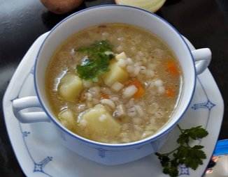 Крупник (польский суп с перловкой)