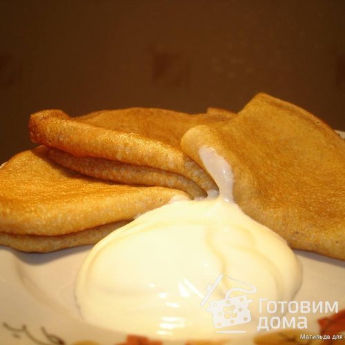 Блины творожные