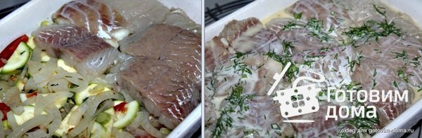 Рыбное филе на овощной подушке фото к рецепту 2