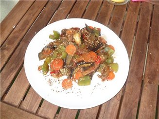 Овощи «РАНЧ» в медово-соевой карамели!