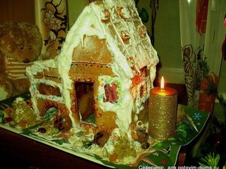Ёлочки (миндально-бисквитные)