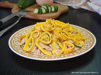 Салат "Куриная горка"