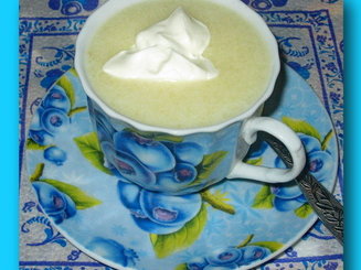 Яблочно-молочный кисель