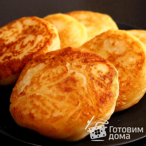 Картофельные оладьи с сыром