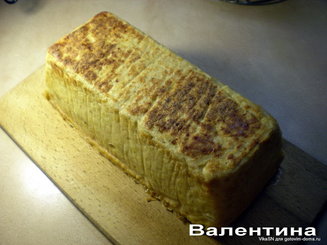 Индюшиный рулет с грушей и сыром