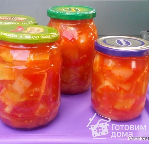 Лечо из кабачков