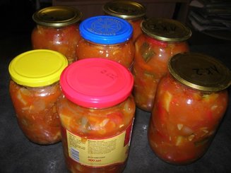 Лечо из кабачков