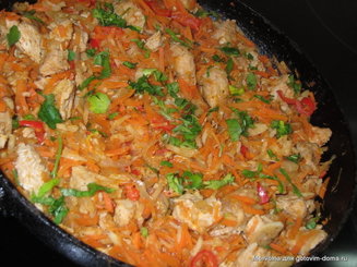 Овощная скоровода с мясом индейки