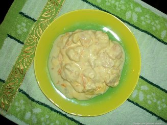 Курочка в сырном соусе