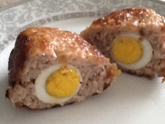 Зразы с перепелиными яйцами