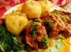 Телячьи ребра в яблочно-луковом соусе