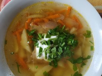 Картофельный суп по-латышски