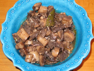 Маринованные шампиньоны (быстрый способ)