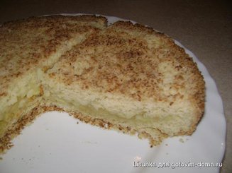 Яблочный пирог с крошкой