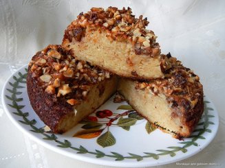 Пирог "Желтенький" с яблоками (на желтках)