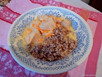 Курочка в сырном соусе