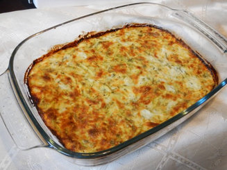 Цуккини, запеченные с творогом