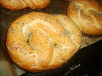 Брецели (Laugenbrezeln)