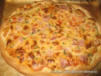 Фламмкухен из Эльзасса - пирог с луком, беконом и сыром
