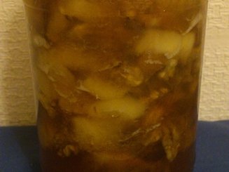 Варенье из персиков с орешками и мёдом
