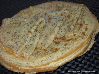 Французские маковые блинчики