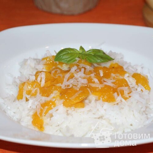 Кокосовый рис по-тайски с манго