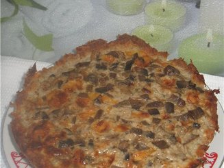 Куриное лукошко с грибным омлетом