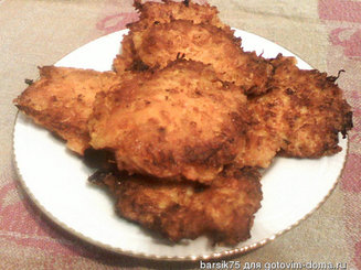 Морковно-сырные оладьи