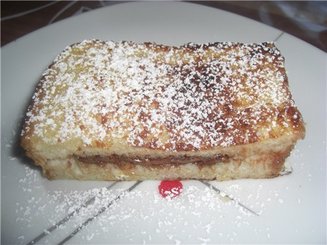 Гренки с шоколадом или с сыром