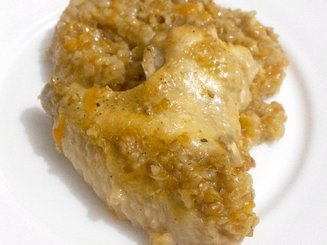 Пшеничная каша с курицей