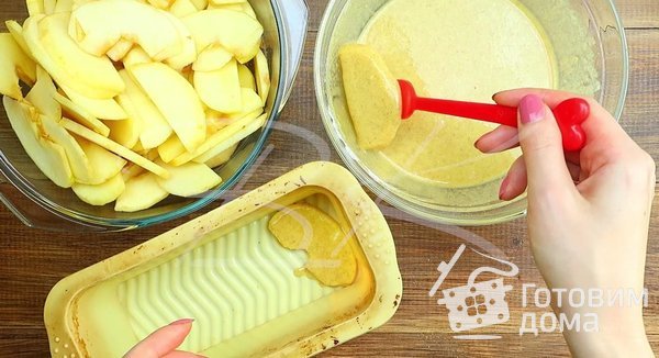 Сочный яблочный пирог фото к рецепту 5