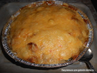 Запеканка из фарша и картофеля