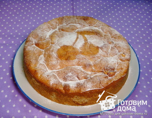 Творожный пирог с вишнями фото к рецепту 3