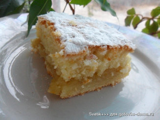 Пирог с лимонной начинкой