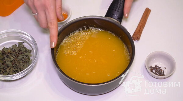 Вкусный и полезный имбирный напиток с апельсинами - для иммунитета фото к рецепту 1