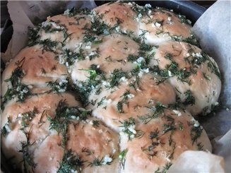 Пампушки чесночные