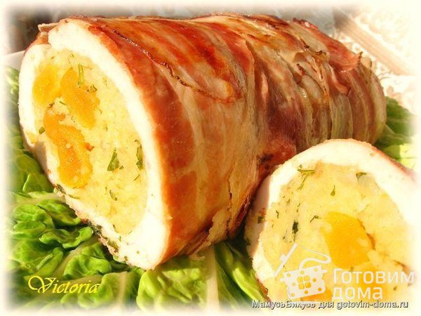 &quot;Roulade de Poulet&quot; (куриный рулет) фото к рецепту 9