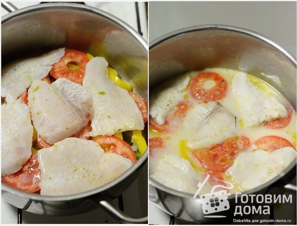 Moqueca di peixe – Рыба,тушёная с овощами в кокосовом молоке фото к рецепту 1
