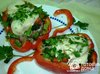 Перцы запечённые с говядиной и брокколи