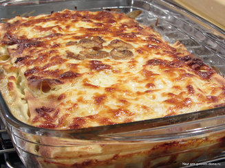 Грибная лазанья