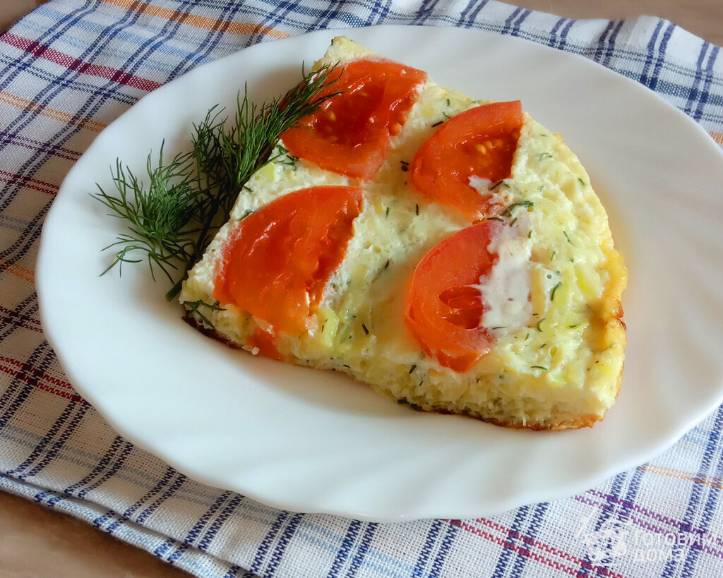 Омлет из кабачков